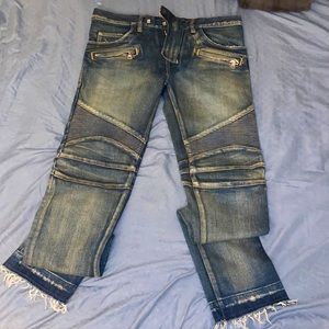 Balmain Denim ( Blue, dusty) worn 2x , pretty much brand NEW.